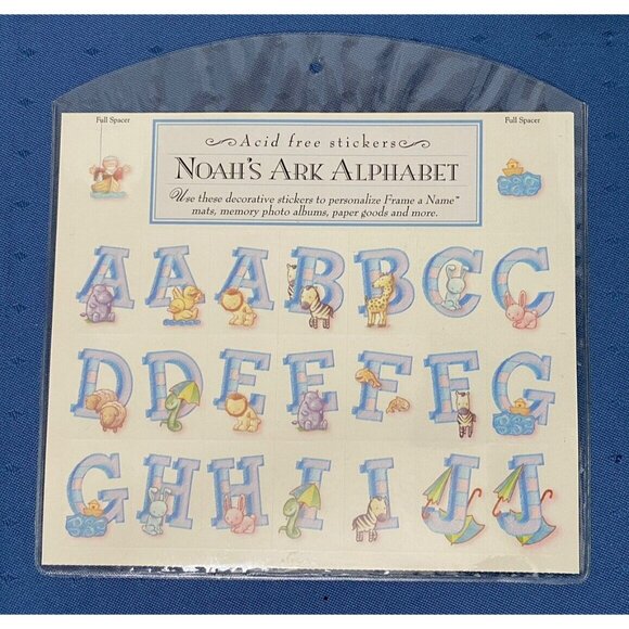 K & Company Other - K & Company Vintage Noah's Ark Alphabet Nursery Stickers
